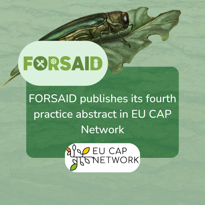 FORSAID promotes drone-based pest detection in fourth practice abstract on EU CAP Network