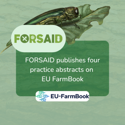 FORSAID practice abstracts published on EU FarmBook to advance forest pest management