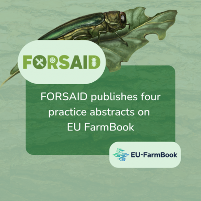 FORSAID practice abstracts published on EU FarmBook to advance forest pest management