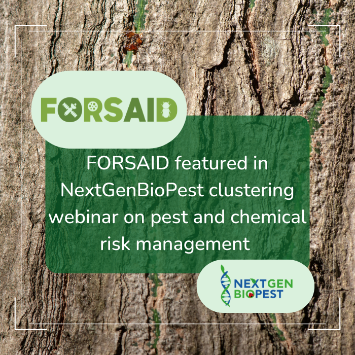 FORSAID joins NextGenBioPest clustering webinar on pest management along with six EU-funded projects